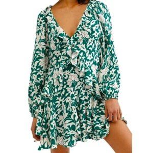 Free People Ruffle Rebecca Mini Dress